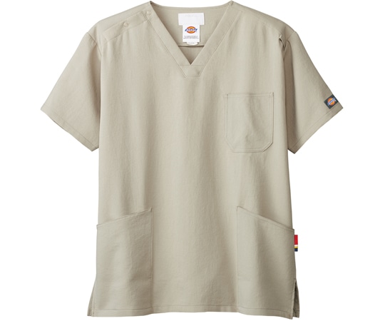 フォーク スクラブ S.ベージュ SS 7072SC-10 1枚（ご注文単位1枚）【直送品】