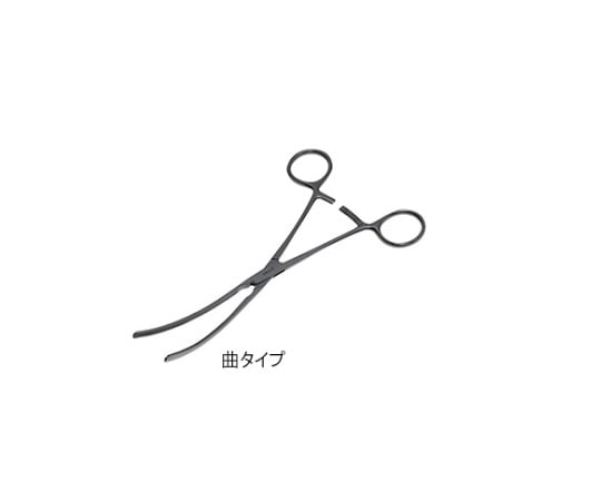 日本フリッツメディコ 腸鉗子 ドベイキーロブソン 23cm 曲 F258-3333 1個（ご注文単位1個）【直送品】