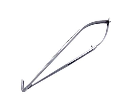 日本フリッツメディコ マイクロ剪刀 玉付 18cm 125度 B036-0109 1本（ご注文単位1本）【直送品】