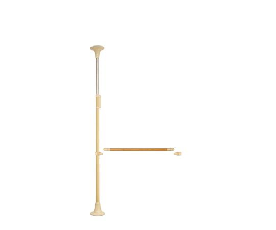 DIPPERホクメイ ベスポジBPZ 丸ベース ショート ト型 木手すり 取り外し900 セット BPZ-K5300-21 1個（ご注文単位1個）【直送品】