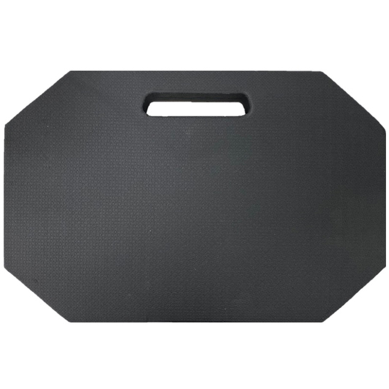 セーフラン安全用品 作業用ニーパッド 約445×295×35mm 黒 J2468 1個(ご注文単位1個)【直送品】