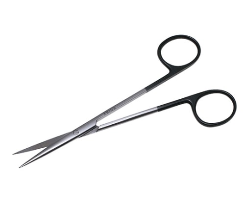 日本フリッツメディコ スーパー・メッツェンバーム剪刀 14.5cm 直両尖 B250-368V 1個（ご注文単位1個）【直送品】