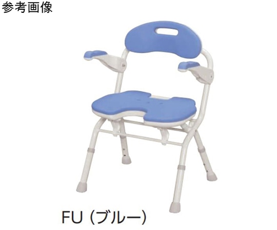 アロン化成 折りたたみシャワーベンチ FU グリーン 536-055 1個(ご注文単位1個)【直送品】