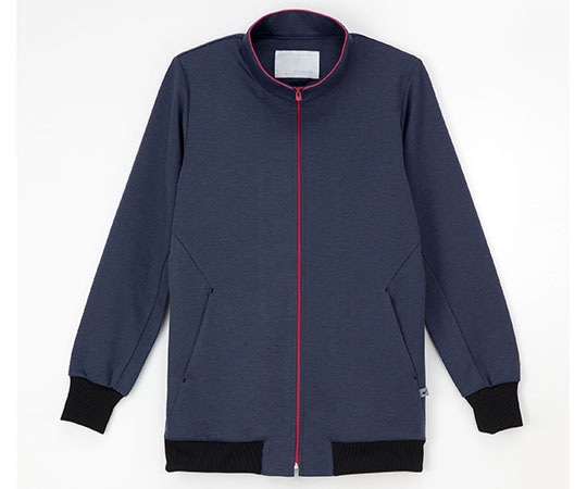 ナガイレーベン ジップアップブルゾン ネイビー+ピンク M TJ-2000 1枚（ご注文単位1枚）【直送品】