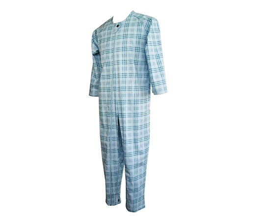 萬楽 マンラク1型ねまき ブルー LL MR-1001 1枚（ご注文単位1枚）【直送品】