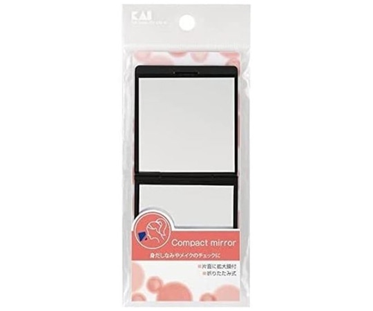 貝印 両面ミラー（拡大鏡付） HL0523 1個（ご注文単位1個）【直送品】