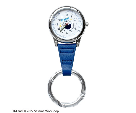 セントレディス セサミストリート カラビナ付きウォッチ（蓄光針） Cookie Monster ブルー ST-PS0002 1本（ご注文単位1本）【直送品】