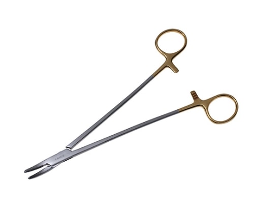 日本フリッツメディコ T/Cヘーニー持針器 24cm 0.5チップ付 C008-024M 1個(ご注文単位1個)【直送品】