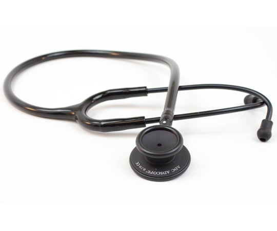 ユーメド貿易 ADスコープ クリニシャンステトスコープライト オールブラックエディション AD709ABK 1本（ご注文単位1本）【直送品】