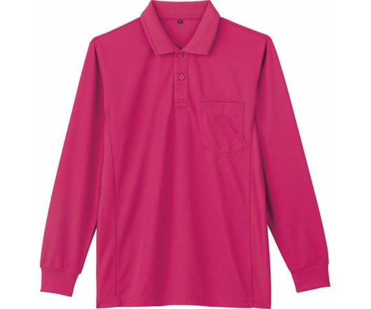 WHISEL（自重堂） 長袖ポロシャツ ワイン 4L 85884 1枚（ご注文単位1枚）【直送品】