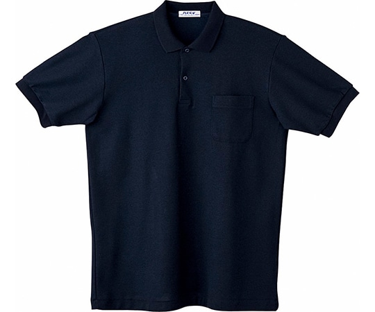 WHISEL(自重堂) 半袖ポロシャツ ブラック S 17 1枚(ご注文単位1枚)【直送品】