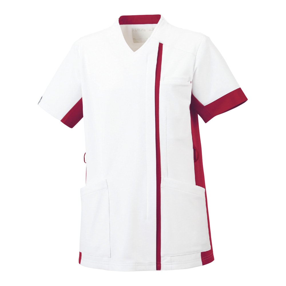 オンワード &COLOR サイドファスナースクラブ（男女兼用） LL ホワイト×ディープレッド HS-8071 LL 1枚（ご注文単位1枚）【直送品】