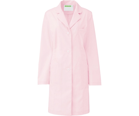 KAZEN レディス診察衣Sハーフ丈 ピンク LL REP210-3L 1枚（ご注文単位1枚）【直送品】