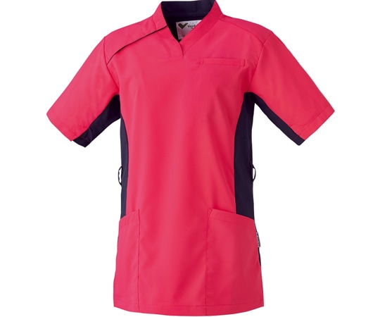 ミドリ安全 作業服 メディカルウェア ベルデクセル スクラブ VEM3000上 ピンク 3Lサイズ VEM3000-UE-3L 1着（ご注文単位1着）【直送品】