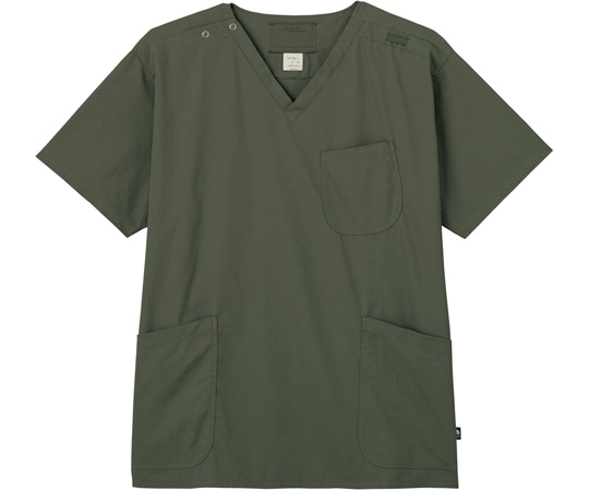 フォーク メンズスクラブ オリーブ L 7085SC-18 1枚(ご注文単位1枚)【直送品】