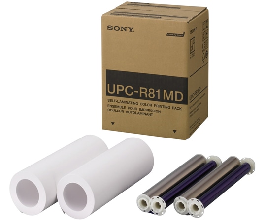 SONY UP-DR80MD用プリント用紙 ラミネートカラープリントパック 1箱（2巻入） UPC-R81MD 1箱（ご注文単位1箱）【直送品】