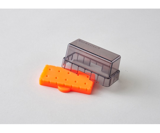 プレミアムプラスジャパン シリコンバースタンド10孔 オレンジ FC-0492O 1個（ご注文単位1個）【直送品】