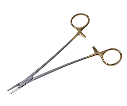 日本フリッツメディコ T/Cライダー・ミニマイクロ持針器 23cm 0.3チップ付 C012-023M 1個（ご注文単位1個）【直送品】