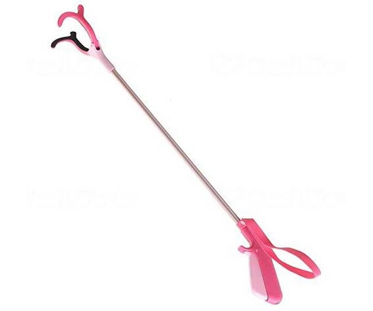 インタージェット 楽らくハンド ロングタイプ ピンク JBS111-4BP 1本（ご注文単位1本）【直送品】