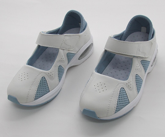 キクスイーサンダル エアーパルフェシューズ サイドメッシュ サックス M(22.5~23.0cm) 176472 1足(ご注文単位1足)【直送品】