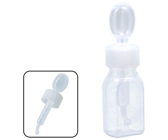 金鵄製作所 小判型投薬瓶 30mL スポイト付キャップ（ホワイト:白） 200本入 22000-001 1箱（ご注文単位1箱）【直送品】