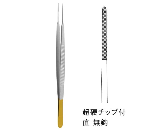 ジェイ・シー・ティ TC付ジェラルド鑷子 JC03-1901 1個（ご注文単位1個）【直送品】