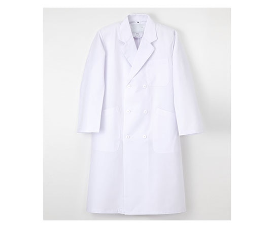 ナガイレーベン 男子ダブル診察衣 ホワイト BL TAP60 1枚（ご注文単位1枚）【直送品】