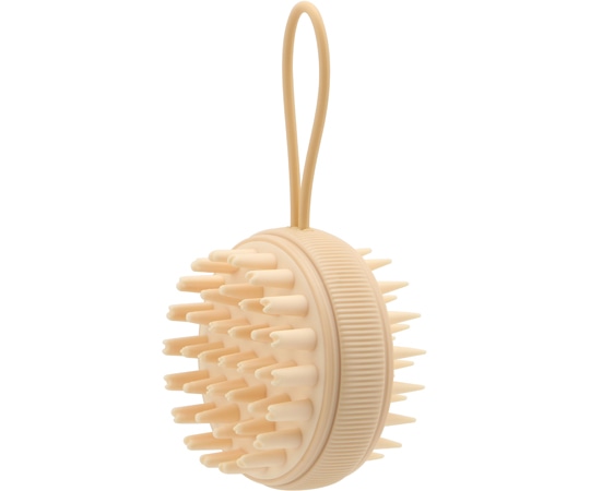 ドリテック 2Way スカルプブラシ ベージュ MS-104BE 1個（ご注文単位1個）【直送品】