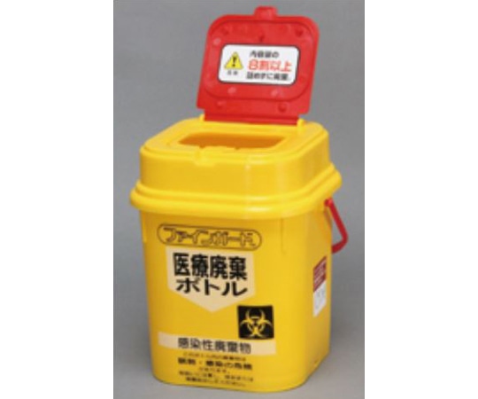 トップ 医療廃棄ボトル 角型 S-50 1ケース（8個入） 18504 1ケース（ご注文単位1ケース）【直送品】