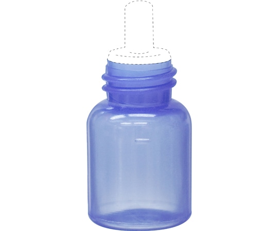 金鵄製作所 青短型 本体丈 5mL 【キンシ製プロ点眼用】<フタ等は付属しません> 100個入 D011U-00000 1袋（ご注文単位1袋）【直送品】