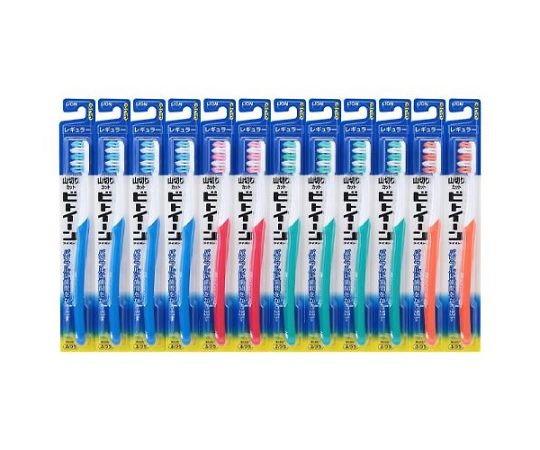 アズワン 歯ブラシ（ビトイーン/レギュラー/ふつう/12本） EA109DZ-22B 1箱（ご注文単位1箱）【直送品】