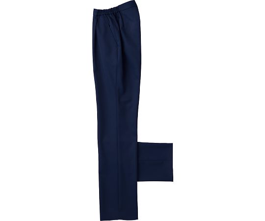 KAZEN レディススラックス ネイビー 5L 192-28 5L 1枚(ご注文単位1枚)【直送品】