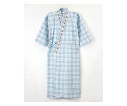 ナガイレーベン 患者衣 ゆかた型 グリーン EL PG1400 1枚（ご注文単位1枚）【直送品】