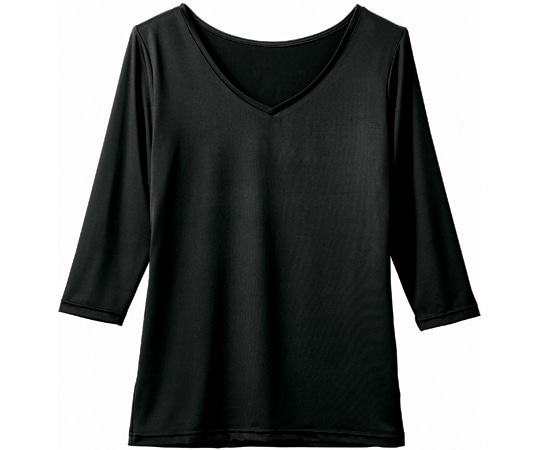 住商モンブラン インナーレディス 7.2分袖 ブラック LL OM901-00 LL 1枚（ご注文単位1枚）【直送品】