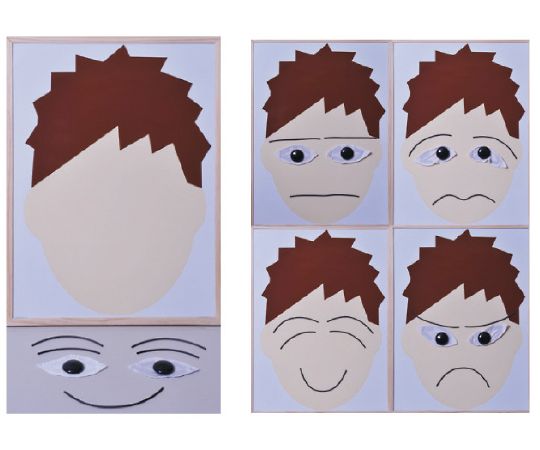 トッケン いろんな顔のボード 男の子 5100121 1セット（ご注文単位1セット）【直送品】