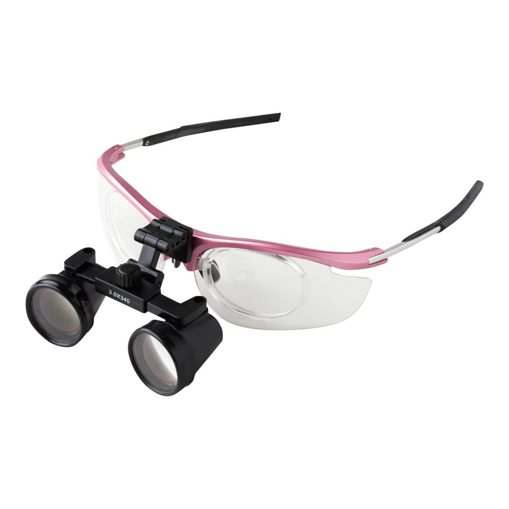 プレミアムプラスジャパン プレミアムルーペ センターフィックスタイプ 3倍 ピンク FC-0151P 1個（ご注文単位1個）【直送品】