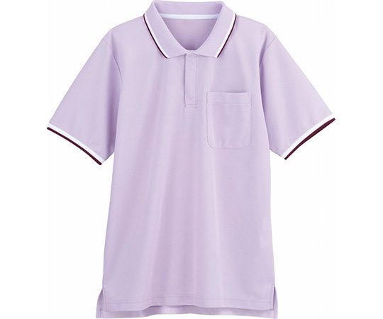 WHISEL（自重堂） 半袖ポロシャツ ラベンダー L WH90318 1枚（ご注文単位1枚）【直送品】