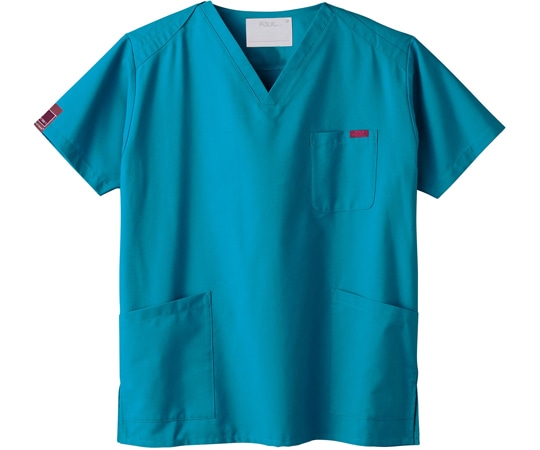 フォーク スクラブ ターコイズ 4L 7000SC-11 1枚（ご注文単位1枚）【直送品】