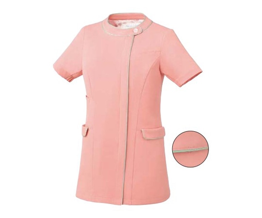 MICHEL KLEIN（ミッシェルクラン） ファスナースクラブ[女性用] サーモンピンク L ソフトストレッチラチネ 右脇スマホポケット MK-0062 1着（ご注文単位1着）【直送品】