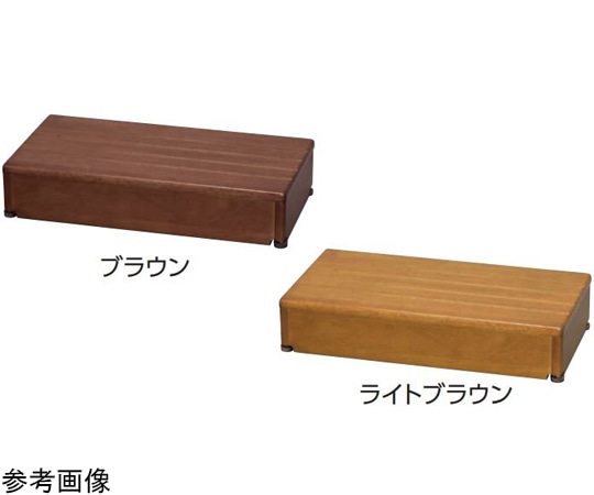 アロン化成 木製玄関台60W-30-1段 ブラウン 535-564 1個（ご注文単位1個）【直送品】