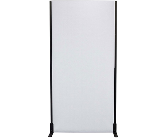 岐阜プラスチック工業 抗菌ウォール 高剛性タイプ キャスター仕様 フルパネル ブラック FS19-1020F 1個(ご注文単位1個)【直送品】