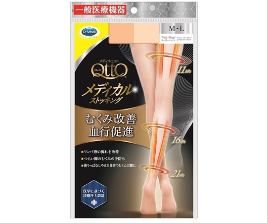 レキットベンキーザー・ジャパン ドクターショール メディキュット メディカルストッキング ヌーディーベージュ M-Lサイズ  1足（ご注文単位1足）【直送品】
