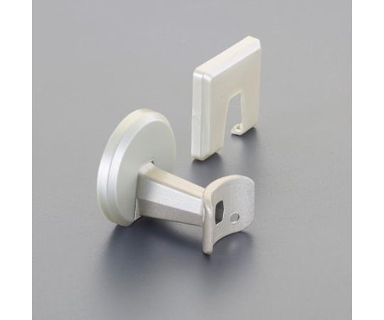 アズワン φ35mm 手すり用直受ブラケット（シルバー） EA951EL-259 1個（ご注文単位1個）【直送品】