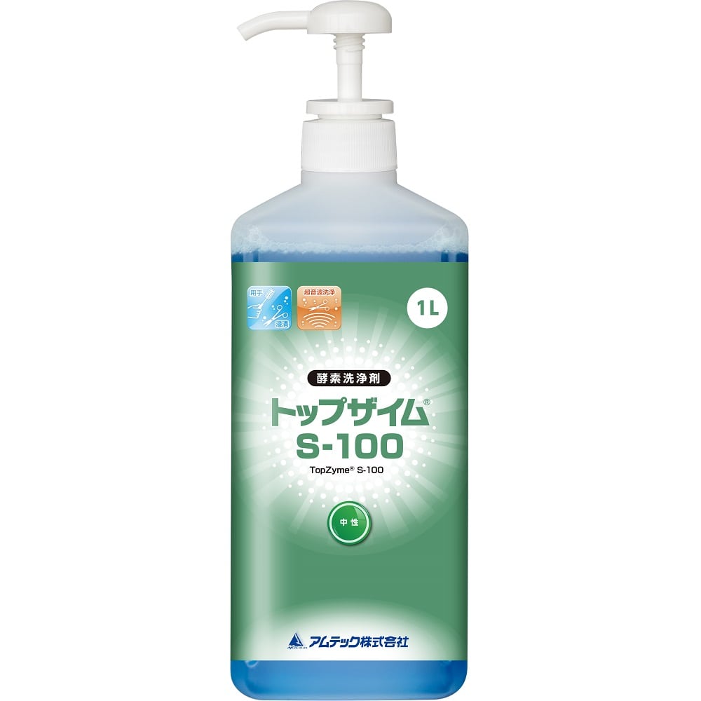 アムテック トップザイム S-100 1L 1ケース（6本入）  1ケース（ご注文単位1ケース）【直送品】
