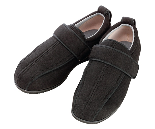 徳武産業 ケアフルⅢ 7E 黒 4L 7030 1足（ご注文単位1足）【直送品】