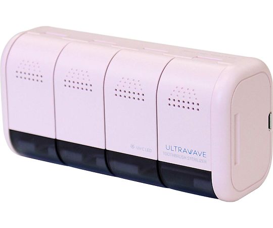 MEDIK（メディク） 歯ブラシ除菌ホルダー 充電式 ピンク MDK-TS04（PINK） 1個（ご注文単位1個）【直送品】