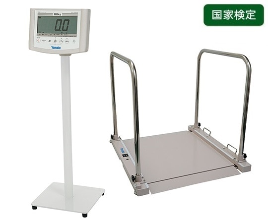 大和製衡 バリアフリー体重計（検定付） 手すり付 プリンタ付 DP-7500PW-T 1個（ご注文単位1個）【直送品】