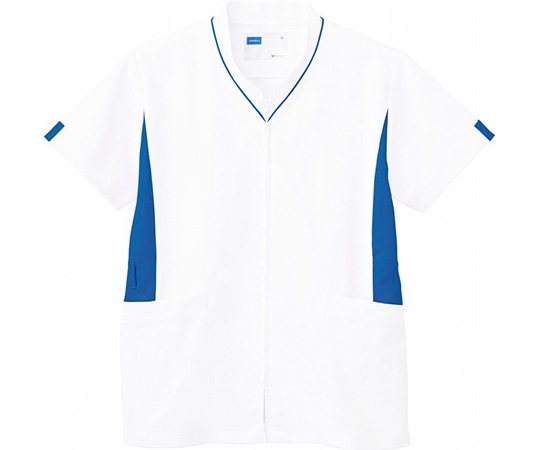 WHISEL(自重堂) 男女兼用スクラブ ホワイトブルー 3L WH12085 1枚(ご注文単位1枚)【直送品】