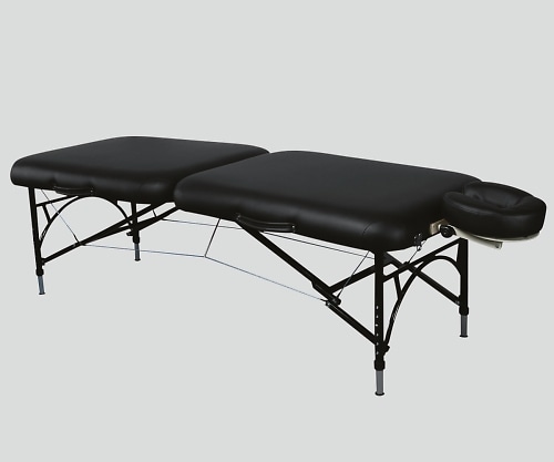 アズワン 折りたたみベッド ブラック 60×182×52~66 Q25BK 1個（ご注文単位1個）【直送品】