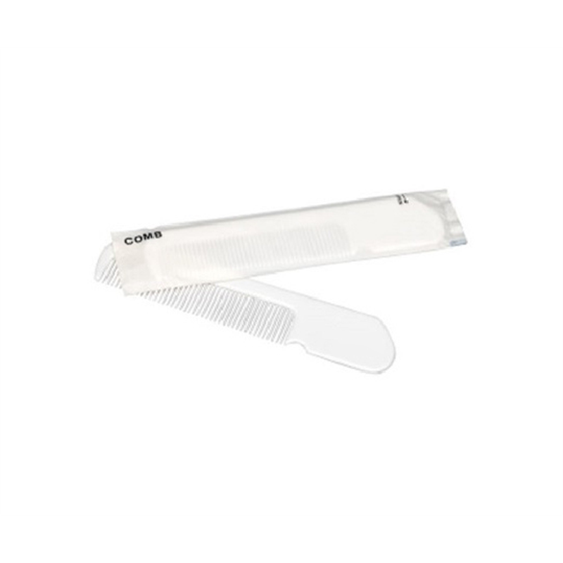 三和 持ち手付きクシ丸型 ホワイト(マット袋入) 250個入 SF-5 1箱(ご注文単位1箱)【直送品】